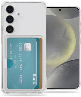 Imoshion Softcase Backcover met pasjeshouder voor de Samsung Galaxy S25 - Transparant