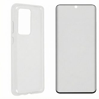Imoshion Softcase Backcover + Premium Screenprotector Samsung Galaxy S20 Ultra hoesje - Transparant