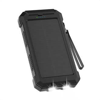 Imoshion Solar Powerbank met Zonnepaneel - Quick Charge en Power Delivery - 20.000 mAh - Zwart - One size