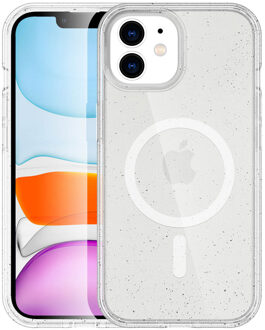 Imoshion Sparkle Backcover met MagSafe voor de Apple iPhone 12 (Pro) - Glitter Transparant