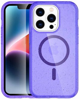Imoshion Sparkle Backcover met MagSafe voor de Apple iPhone 13 Pro - Glitter Paars