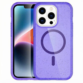 Imoshion Sparkle Backcover met MagSafe voor de Apple iPhone 13 Pro - Glitter Paars