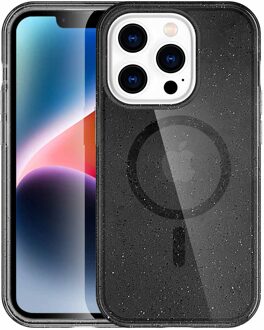 Imoshion Sparkle Backcover met MagSafe voor de Apple iPhone 13 Pro - Glitter Zwart