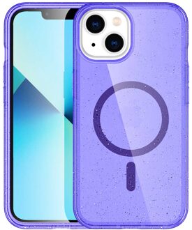 Imoshion Sparkle Backcover met MagSafe voor de Apple iPhone 14 - Glitter Paars
