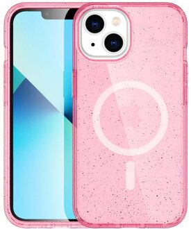 Imoshion Sparkle Backcover met MagSafe voor de Apple iPhone 14 - Glitter Roze