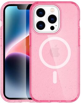 Imoshion Sparkle Backcover met MagSafe voor de Apple iPhone 14 Pro - Glitter Roze