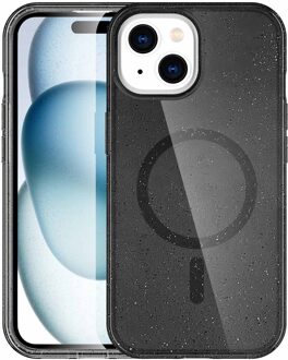 Imoshion Sparkle Backcover met MagSafe voor de Apple iPhone 15 - Glitter Zwart