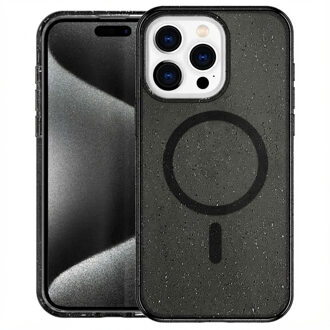 Imoshion Sparkle Backcover met MagSafe voor de Apple iPhone 15 Pro - Glitter Zwart