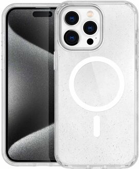 Imoshion Sparkle Backcover met MagSafe voor de Apple iPhone 15 Pro Max - Glitter Transparant