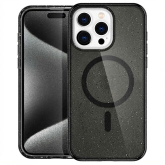 Imoshion Sparkle Backcover met MagSafe voor de Apple iPhone 15 Pro Max - Glitter Zwart
