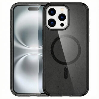 Imoshion Sparkle Backcover met MagSafe voor de Apple iPhone 16 Pro - Glitter Zwart