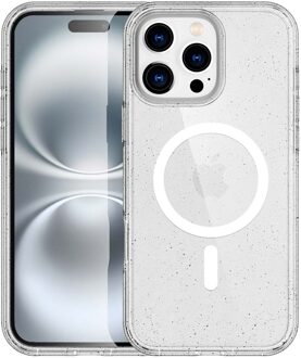 Imoshion Sparkle Backcover met MagSafe voor de Apple iPhone 16 Pro Max - Glitter Transparant