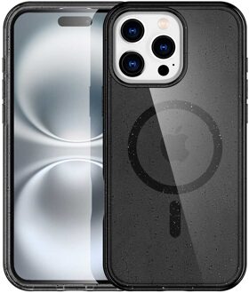 Imoshion Sparkle Backcover met MagSafe voor de Apple iPhone 16 Pro Max - Glitter Zwart