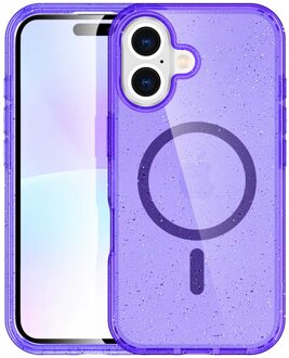 Imoshion Sparkle Backcover met MagSafe voor de Apple iPhone 17 - Paars
