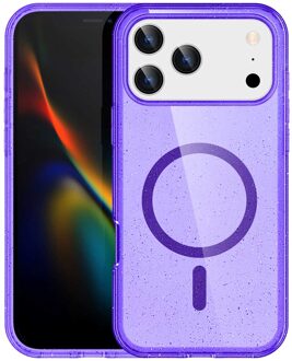 Imoshion Sparkle Backcover met MagSafe voor de Apple iPhone 17 Pro Max - Paars