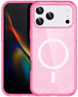 Imoshion Sparkle Backcover met MagSafe voor de Apple iPhone 17 Pro - Roze