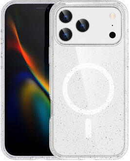 Imoshion Sparkle Backcover met MagSafe voor de Apple iPhone 17 Pro - Transparant