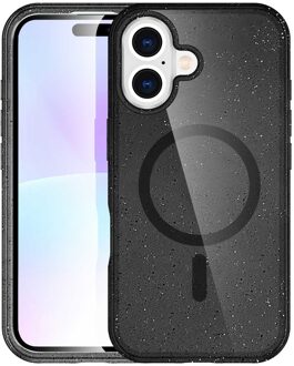 Imoshion Sparkle Backcover met MagSafe voor de Apple iPhone 17 - Zwart