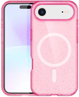 Imoshion Sparkle Backcover met MagSafe voor de Apple iPhone Air - Roze