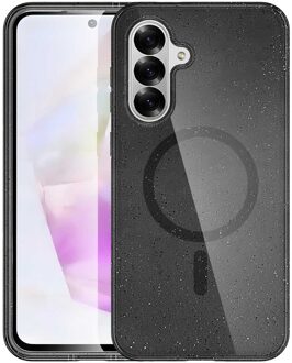 Imoshion Sparkle Backcover met MagSafe voor de Samsung Galaxy A36 - Glitter Zwart