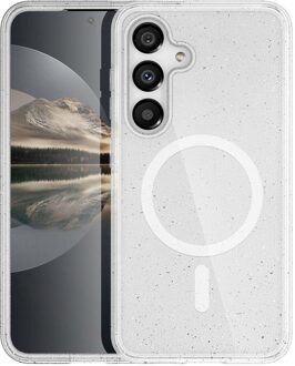 Imoshion Sparkle Backcover met MagSafe voor de Samsung Galaxy S24 - Glitter Transparant