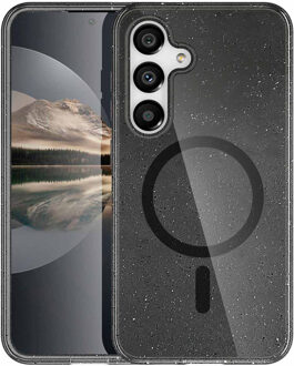 Imoshion Sparkle Backcover met MagSafe voor de Samsung Galaxy S25 Plus - Zwart