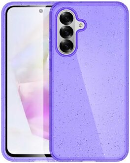 Imoshion Sparkle Backcover voor de Samsung Galaxy A56 - Glitter Paars