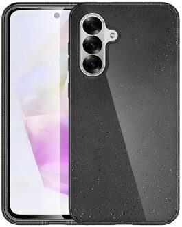 Imoshion Sparkle Backcover voor de Samsung Galaxy A56 - Glitter Zwart