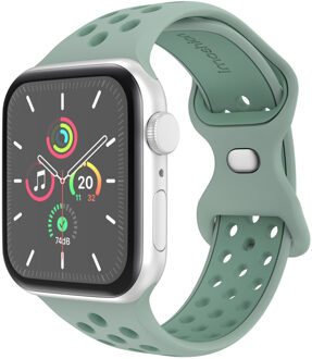 Imoshion Sport⁺ bandje voor de Apple Watch Series 1 t/m 9 / SE (38/40/41 mm) | Series 10 / 11 (42 mm) - Maat M/L - Sage Groen - 41 mm