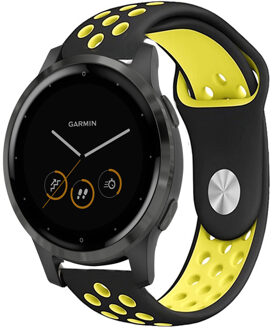 Imoshion Sport Siliconen Smartwatch Bandje Voor De Garmin Vivoactive 4l - Zwart