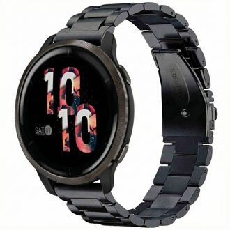 Imoshion Stalen bandje - Universeel 22 mm aansluiting - Zwart - One size