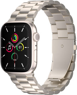 Imoshion Stalen bandje voor de Apple Watch Series 1 - 11 / SE / Ultra (44/45/46/49 mm) - Starlight Sterrenlicht - 49 mm