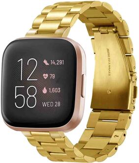 Imoshion Stalen bandje voor de Fitbit Versa / Versa 2 / Versa Lite- Goud - One size