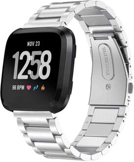 Imoshion Stalen bandje voor de Fitbit Versa / Versa 2 / Versa Lite- Zilver - One size