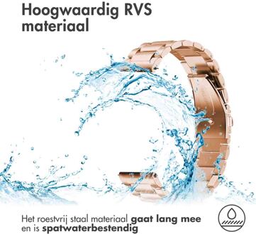 Imoshion Stalen bandje voor de Samsung Galaxy Watch 7 40/44 mm- Rosé Goud - 44 mm