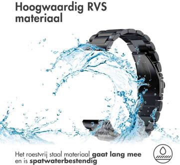 Imoshion Stalen bandje voor de Samsung Galaxy Watch 7 40/44 mm- Zwart - 44 mm