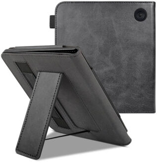 Imoshion Stand Bookcase Sleepcover met strap voor de Kobo Libra Colour - Zwart - 7