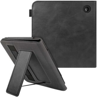 Imoshion Stand Bookcase Sleepcover met strap voor de Kobo Libra H2O - Zwart - 7