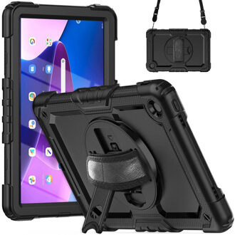 Imoshion Tablet Cover met hand- en schouderstrap voor de Lenovo Tab M10 Plus (3rd gen) - Zwart - 10.61