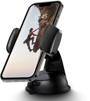 Imoshion Telefoonhouder auto - Verstelbaar - Dashboard of voorruit - Zwart - 6.5