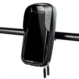 Imoshion Telefoonhouder Fiets met Zonneklep - Spatwaterdicht - Universeel - Zwart - 6.7