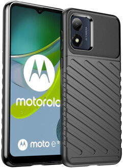 Imoshion Thunder Backcover voor de Motorola Moto E13 - Zwart