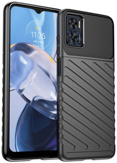 Imoshion Thunder Backcover voor de Motorola Moto E22 - Zwart