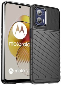 Imoshion Thunder Backcover voor de Motorola Moto G73 - Zwart