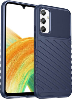 Imoshion Thunder Backcover voor de Samsung Galaxy A34 (5G) - Donkerblauw