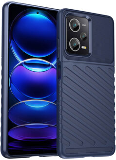 Imoshion Thunder Backcover voor de Xiaomi Poco X5 Pro 5G - Donkerblauw