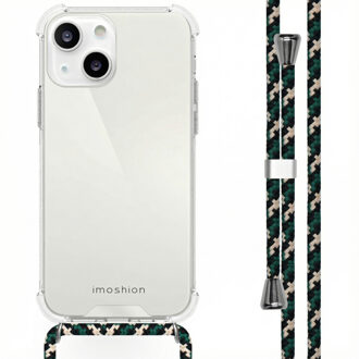 Imoshion Transparante Backcover met koord voor de Apple iPhone 13 - Green Multi Color
