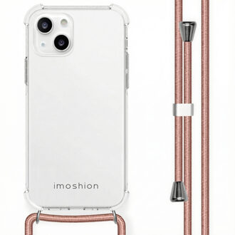Imoshion Transparante Backcover met koord voor de Apple iPhone 13 Mini - Rosé Goud