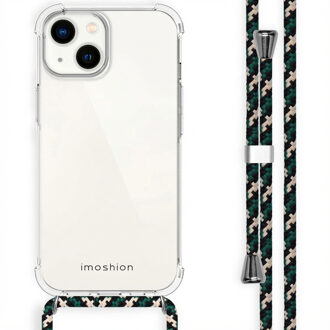 Imoshion Transparante Backcover met koord voor de Apple iPhone 14 - Green Multi Color - 6.06