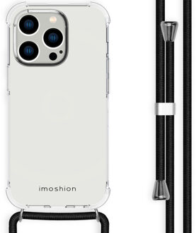 Imoshion Transparante Backcover met koord voor de Apple iPhone 14 Pro - Zwart - 6.1